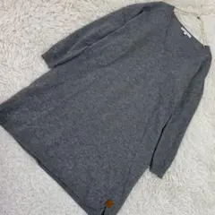 PAUL & JOE SISTER ニットワンピース グレー 1 Ｖネックのサムネイル