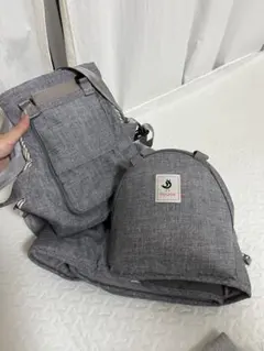POGNAE ヒップシート グレー　抱っこ紐のサムネイル