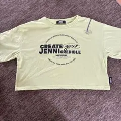 JENNI ライムグリーン Tシャツ ジッパー付きのサムネイル
