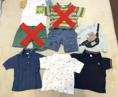 子供用ポロシャツ、Tシャツ、半ズボン6点セットのサムネイル