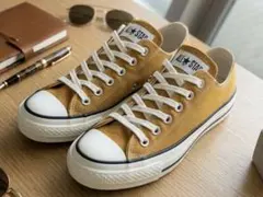 コンバース オールスター 日本製　マスタード　23.5cm