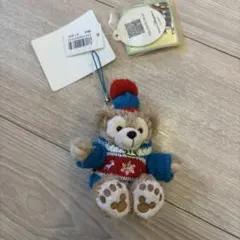 ダッフィー　クマのマスコット ストラップ付き