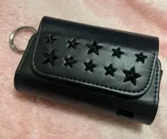 iQOS アイコスケース ブラック スタッズ