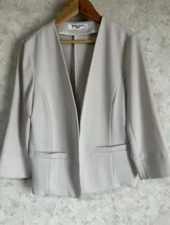 NATURAL BEAUTY BASIC ノーカラージャケット S