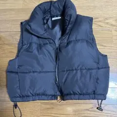 INGNI ブラック ダウンベスト