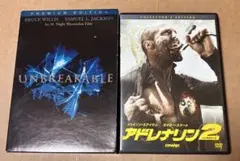 アドレナリン2 & UNBREAKABLE DVD 2枚 ジェイソンステイサム