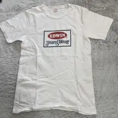 EDWIN ロゴプリント Tシャツ M ホワイトのサムネイル