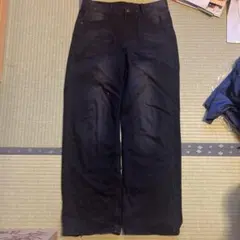 バギーデニム　黒