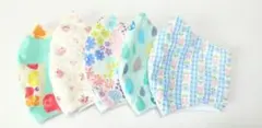 幼児用マスクSサイズ⑤ 女子 5枚セット 可愛い 子供用 ハンドメイド