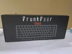 新品未開封DrunkDeer G65 ブラック DrunkDeer G65 - 有線作動距離調整可能磁気スイッチゲーミングキーボード