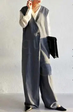 antiquaアンティカ 1枚でお洒落 モードなオールインワン