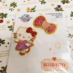 USJ ユニバ　ハローキティ　刺繍シール