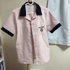 ミッキーマウス 半袖シャツ ピンク