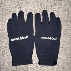 mont-bell WINDSTOPPER グローブ ゴアテックス 黒 手袋