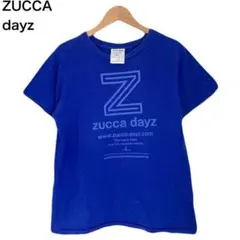 ズッカ　デカロゴ　プリント　レディース　日本製　半袖　エイネット　Tシャツ　綿のサムネイル