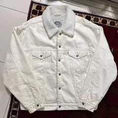 Levi's 70609-0251 シェルパ 白 デニムボアジャケット L
