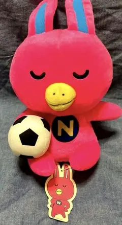 ノバ うさぎぬいぐるみ サッカーボール付き