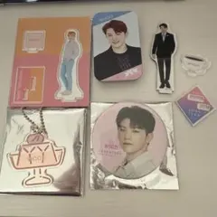 seventeen ウジ アクスタ 缶ケース 缶バッジ