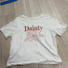 RETRO GIRL Dainty 刺繍 Tシャツ ホワイトのサムネイル