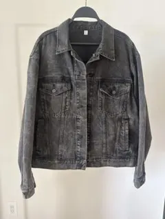 GU デニムジャケット ブラック XL
