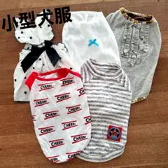 ⭐在庫大処分セール⭐小型犬服５点セット　即日発送　送料無料。。。