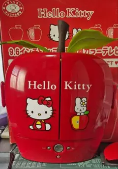 サンリオ　オリジナル家電　ハローキティ　9.6インチ　アップル型液晶カラーテレビ