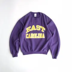 ラッセルアスレチック 00s カレッジプリントスウェット　紫 M