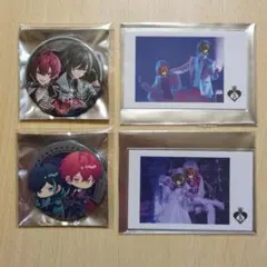 ばぁうくん×しゆんくん ペア缶バッジ＆フォトカ