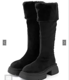 グレイル GRL ムートン厚底ロングブーツ 25.0