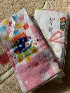 カラフルフェイスタオルセット