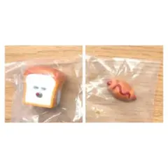 【未開封品】パンどろぼう　かくれみの術とウインナーパン　ガチャ　フィギュア