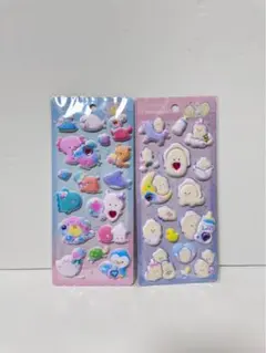 【正規品】つぶらな瞳の仲間たち ぷくぷくシール なまがき 水族館 セット