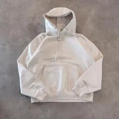 NIKE ナイキ パーカー 古着 ロゴ スウォッシュ 刺繍 M 白 16331