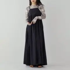 hellam へラム　ナイロン ギャザーキャミワンピースのサムネイル