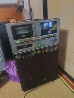 National カセットデッキ カラオケセット ハチトラテープ2ケース