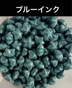 【新入荷】シーリングスタンプ　ワックス　星型　グリーン系　《ブルーインク》