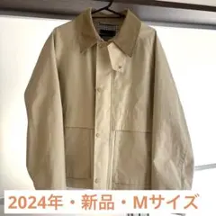 ユーティリティショートブルゾン　ベージュ　Mサイズ