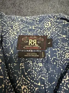 ヴィンテージ激レアアイテム　RRL 開襟シャツ Lサイズ（大きめ）のサムネイル