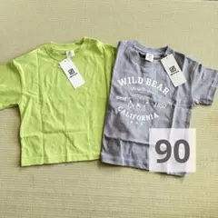 【新品未使用】デビロック　子ども用Tシャツ 2 枚セット　サイズ90のサムネイル