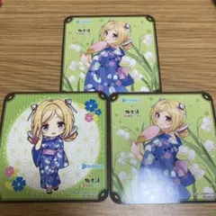 ホロライブ 極楽湯 RAKU SPA アキ・ローゼンタール　コースター