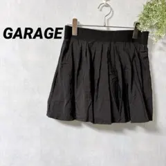✨美品✨GARAGE 【Free】ブラック プリーツスカートミニパンツ付き
