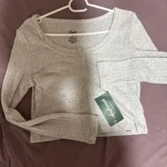 Anothermple グレー 長袖 カーディガン bm風