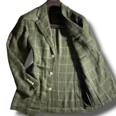 ✨️極美品✨️ BELVEST ベルベスト テーラードジャケット チェック シルク