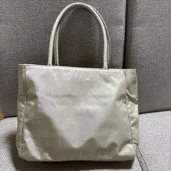 最終値下げ❣️コムサデモードサック　ベージュ　トートバッグ　ハンドバッグ