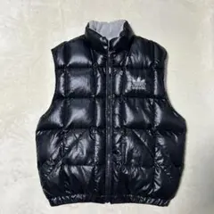 ‼️希少　‼️ トレフォイルロゴ　adidas ブラック ダウンベスト