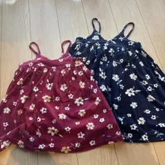 花柄キャミソール2点セット 110・120