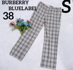 BURBERRY BLUELABEL ノバチェック柄パンツ　レディース　S相当