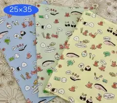 ★人気商品　おにぎり＆タコさん② ３枚組★25×35 ランチマット　男の子女の子
