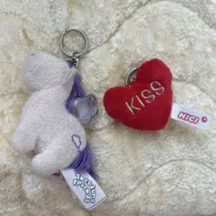NICI ユニコーン　ハート　キーホルダー