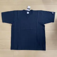 チャンピオン　リバースウィーブ　Tシャツ ヘビーウェイト　Vガゼット ネイビー